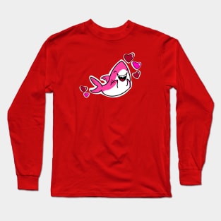 Shark Valentine Long Sleeve T-Shirt